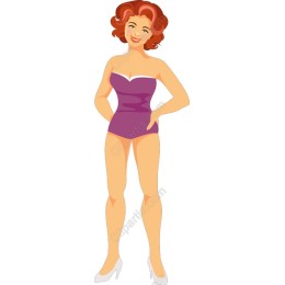 Vintage Swimsuit Woman