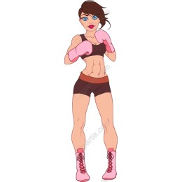 Fierce Female Boxer
