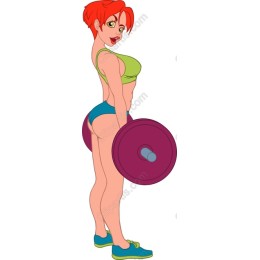 Empowering Weightlifting Woman