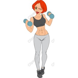 Energizing Fit Woman Workout