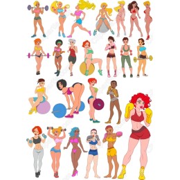  Fitness Clipart Bundle: for Your