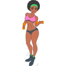 Dynamic Fitness Woman
