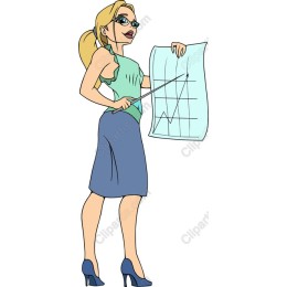 Confident Businesswoman Presenting Data