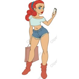 Trendy Fashion - Stylish Young Woman