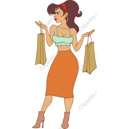 Stylish Shopping Woman