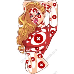 Vibrant Bold - Modern Figure with Distinctive