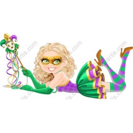 Joyful Carnival Girl
