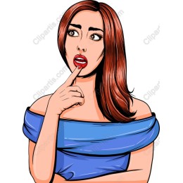 Elegant Thoughtful Woman