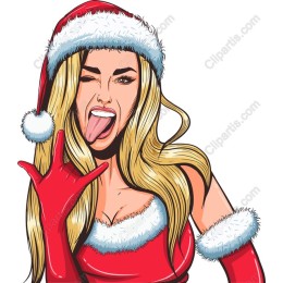 Cheeky Santa Girl