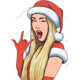 Playful Holiday Woman