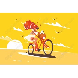 Joyful Summer Biking