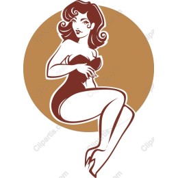 Vintage-Style Pin-Up