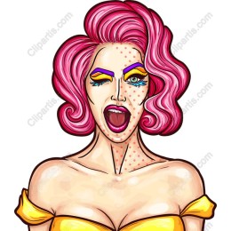 Vibrant Pop Culture Character
