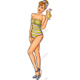 Vintage Beach Babe