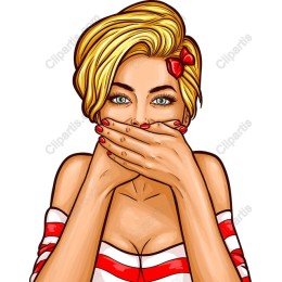 Playful Glamorous Woman