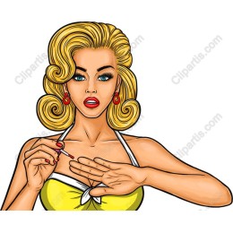 Glamorous Retro Nail Polish