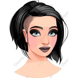 Bold Edgy Female Portrait