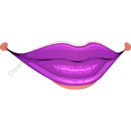 Playful Purple Lips
