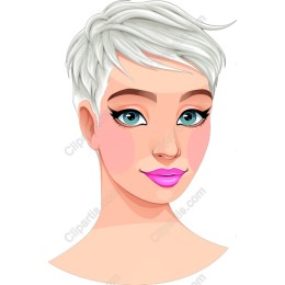 Chic Silver-Haired Woman