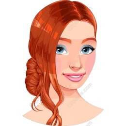 Elegant Red-Haired Woman