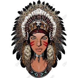 Majestic Native American Woman