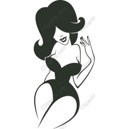 Bubbly Pin-Up Beauty
