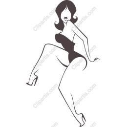 Elegant Retro Woman