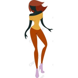 Stylized Female Figure