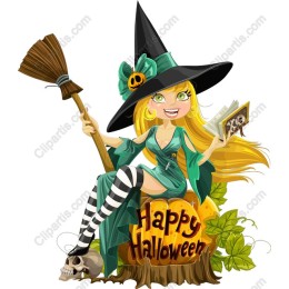 Whimsical Halloween Witch
