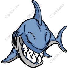 Fierce Blue Shark