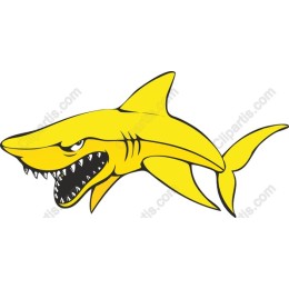 Fierce Yellow Shark