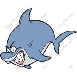 Fierce Cartoon Shark
