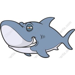 Friendly Cartoon Shark