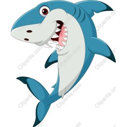 Charming Cartoon Shark