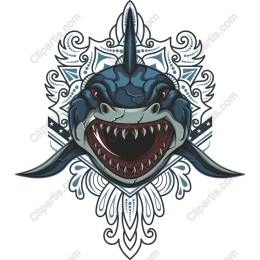 Fierce Shark Head