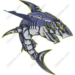 Futuristic Mechanical Shark