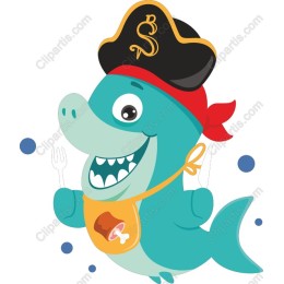Playful Pirate Shark