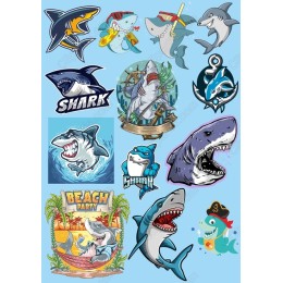 Shark Clipart Bundle: 12 Unique in and