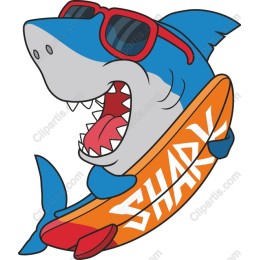 Playful Shark Surfing