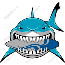 Fierce Cartoon Shark