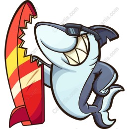 Playful Shark Surfing