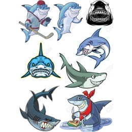 Shark Set - Clipart Bundle
