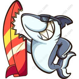 Surfing Shark