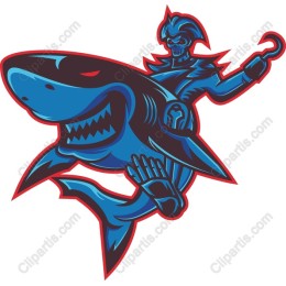 Pirate Shark Adventure Art