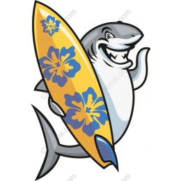 Playful Shark Surfing