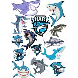 Shark Graphic Clipart Bundle