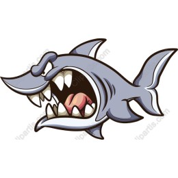 Fierce Cartoon Shark