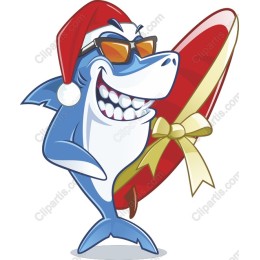 Santa Shark