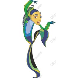 Playful Fish Character