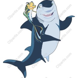 Friendly Shark and Fish